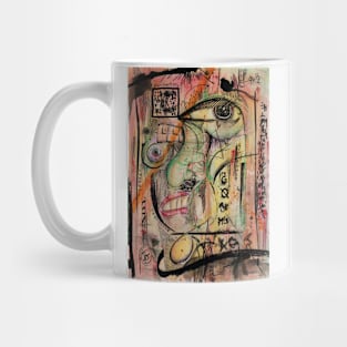 Abstract Coloured Determination Mug